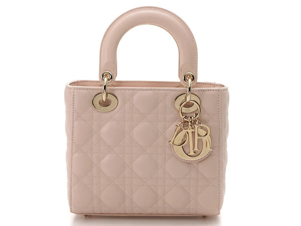 Christian Dior Cannage Lady MY ABCChristian Dior Bag Pink Lambskin JUN pin